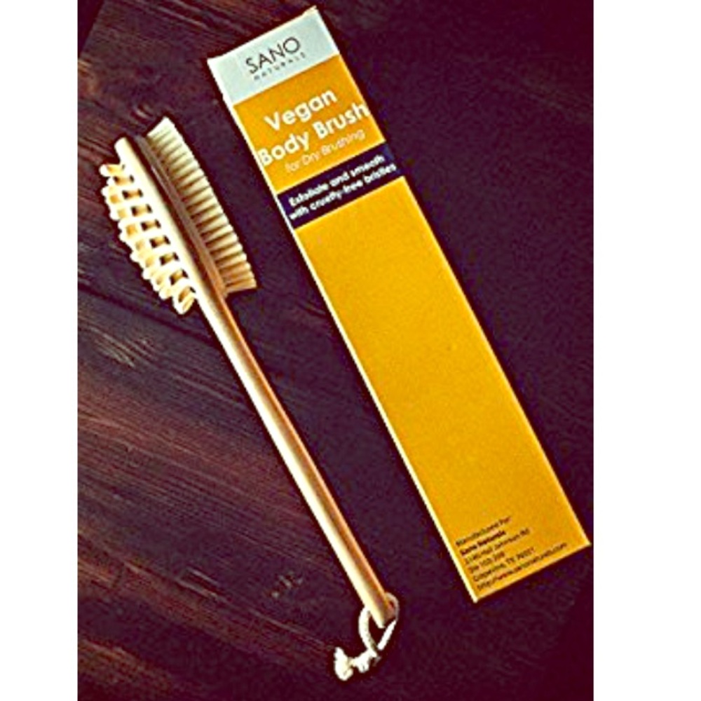 🆕Sano ◻️ Dry Brushing VEGAN Body Brush